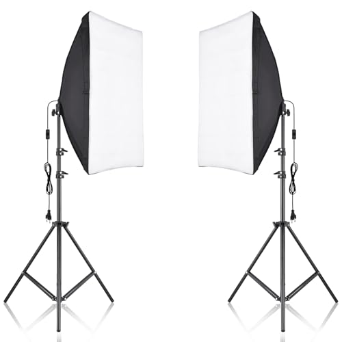 Softbox 50x70cm contre les ombres dures trépied Domary 2 M