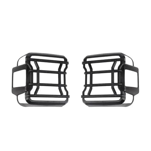 Cubierta decorativa para lámpara trasera de Dodge Challenger plástico ABS negro