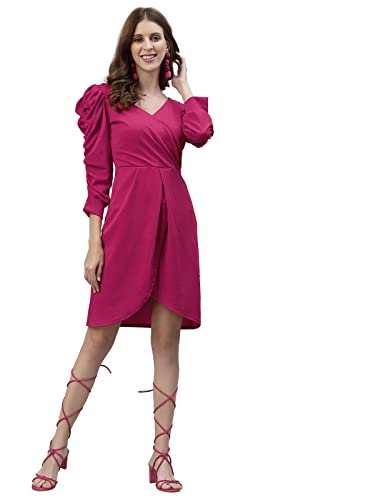 Image of SIRIL Women's Knitted stretchable Bodycon Lycra Dress