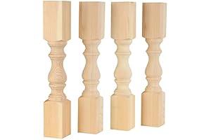 Chunky Farmhouse Wood Bench Legs for a Rustic Touch