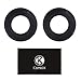 Camera Lens Hood - Rubber - Set of 2 - Collapsible in 3 Steps - Sun Shade/Shield - Reduces Lens Flare and Glare - Blocks Excess Sunlight for Enhanced Photography and Video Footage