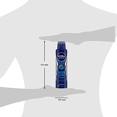 Image of Nivea Unisex Fresh Active Citrus, Fresh Original 48 Hours Deodorant Spray , 150Ml