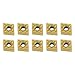 UrbanHui CNMG120408-MA CNMG432-MA Carbide Turning Inserts 10PCS for MCLNR Lathe Tool Holders Precision Machining Accessories Replacement Inserts for Semi Finishing Finishing Industrial Tools