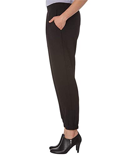 Jones New York Women's Stretch Crepe Casual Jogger Pants (L, Black)2