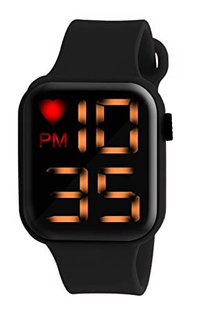 Trendyaddy Unisex Square Dial Silicone Strap Illuminated Waterproof Digital LED Multifunction Watch | Sports and Casual Watches - Gift for Birthday, Rakshanbandhan, Aniversary & Love(TRDY-1) (B0B31XZQVQ) Amazon Price History, Amazon Price Tracker