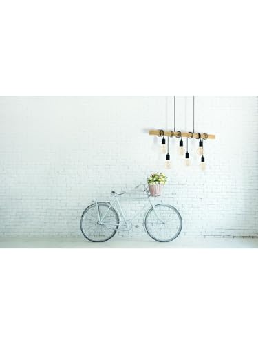 Lustre vintage rustique en bois Generico à 6 lumières GL0527 - 3