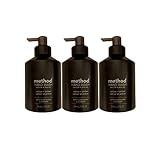 Method Vetiver & Amber Natural Scented Hand Wash in Elegant Refillable-Reusable Bottle (12oz -...
