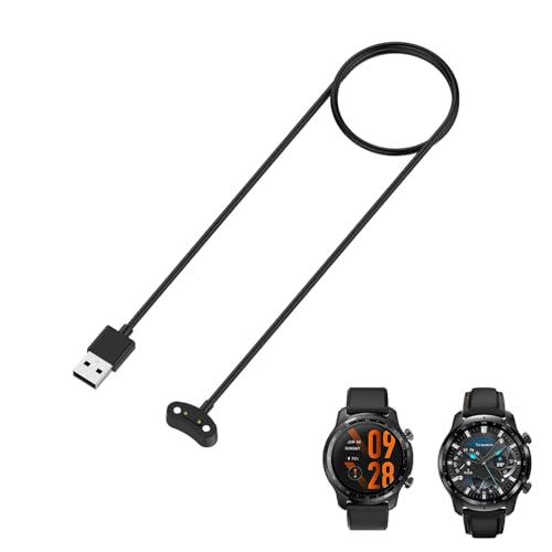 HOMTERN Cargador compatible con Ticwatch Pro 5, Pro 3/Pro 3 LTE/Pro 3 Ultra GPS, Pro X y E3, cable de carga USB magnético con protección de chip de 100 cm