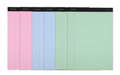 Carnets de notes recyclés Mintra Office | Lot de 6 cahiers pastel à lignes larges