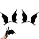 4 Stück Halloween Fledermausflügel Haarspangen, Gothic Fledermaus Haarklammer, Fledermaus Flügel Haarnadel, Schläger Stirnband für Frauen Kinder Halloween Cosplay Party Dekoration