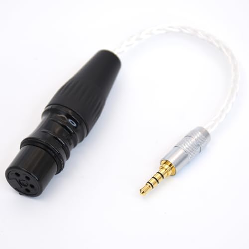 Cable adaptador de audio TRRS 3.5mm macho a XLR 4 pines hembra miniatura 1