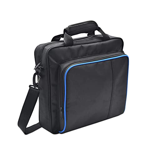 Yuhtech Estuche Negro para PS4 Estuche de Transporte para Consola PS4, Controlador y Accesorios Bolso Bandolera Cover