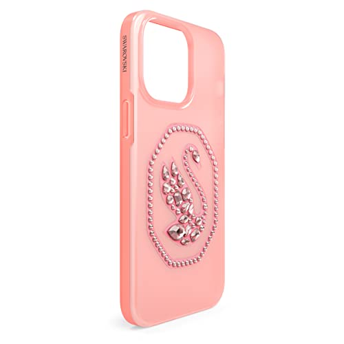 Coque Swarovski Signum iPhone 14 Pro Max rose, cadeau d'exception