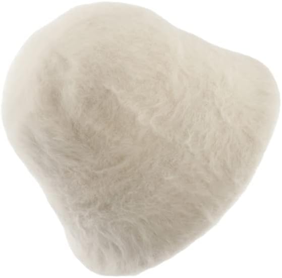 Miniatura 6 de Sombrero de pescador de felpa para mujer, sombrero de hada, suave y cálido, para adultos, estética, de punto, sombrero de pescador