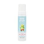 Kids Stuff Blue Wacky Whip Foaming Hair & Body Wash with Strawberry Splash Fragrance | Dermatologically Tested Kids Hair & Body Wash | Gently Cleanses Hair & Skin | Vegan | Cruelty Free | 200ml