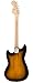 Fender Squier Sonic Mustang, Maple Fingerboard, SS Electric Guitar Bundle with Fender Tuner, Guitar Strap, Picks, and Austin Bazaar Instructional DVD - 2-Color Sunburst