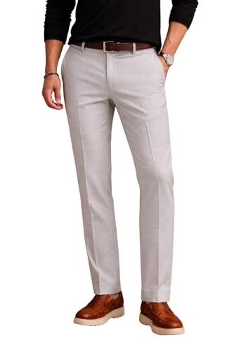 Image of Louis Philippe Men's Comfy Tapered fit Knitted & 4 Way Stretch Casual Trouser