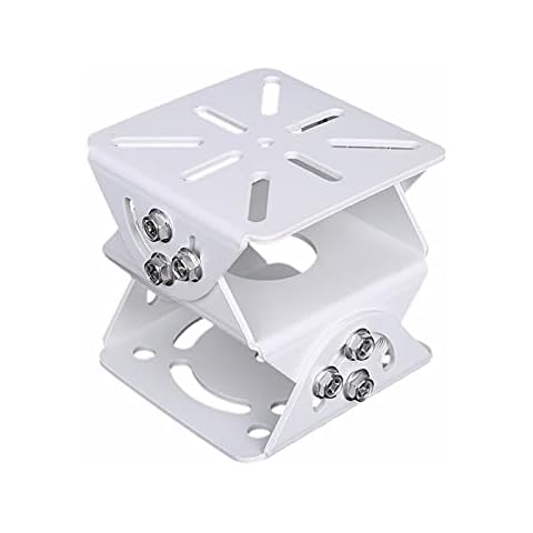 WiTi Universal Joint Mount for Security Camera, 3-Axis Bracket Adjustable Solid Metal Base,Connector Suitable for CCTV Cameras Installation Indoor and Outdoor Cover