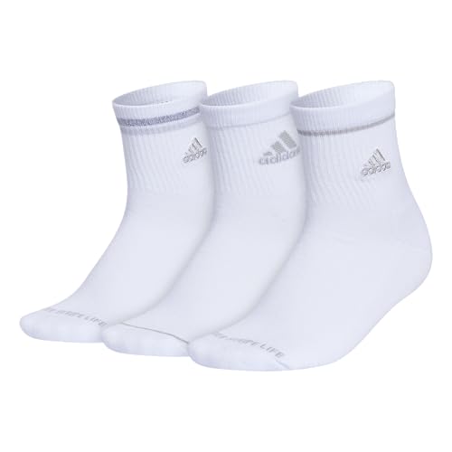 Image of adidas Cushioned Sport High Quarter Socks 3-Pairs Durable & Comfortable