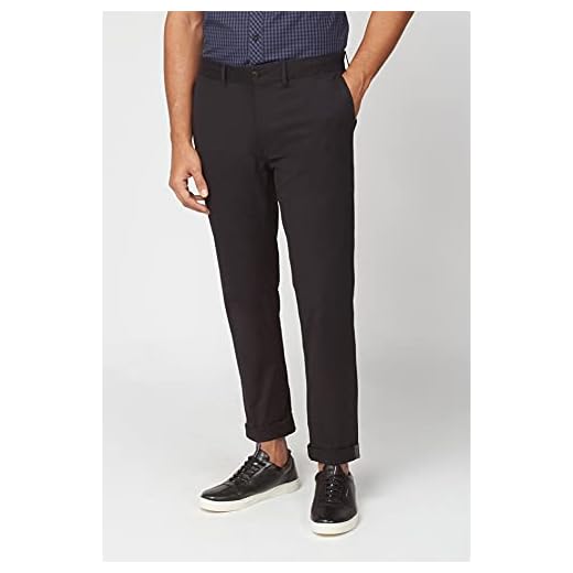 Calça Social Alfaiataria Masculina Slim Preto Jordhan Cor:Preto;Tamanho:52