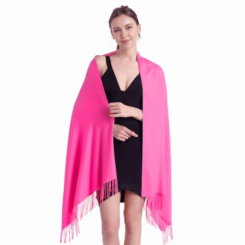 Image of Pashmina Scarf and Shawl - Soft Women Pashminas Wrap for Wedding Evening Party dresses