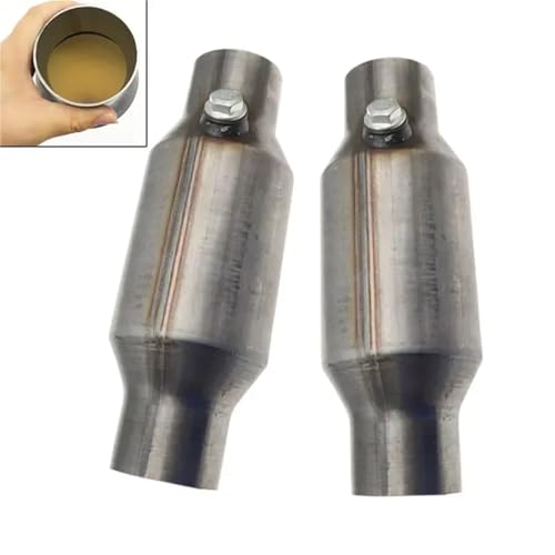 Catalizadores de 2.5" universales de alto flujo en acero inoxidable con 400 celdas 2