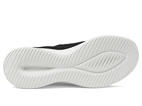Image of Skechers Women's Hands Free Slip Ins Ultra Flex 3.0 Smooth Step Sneaker, Black, 8 Wide