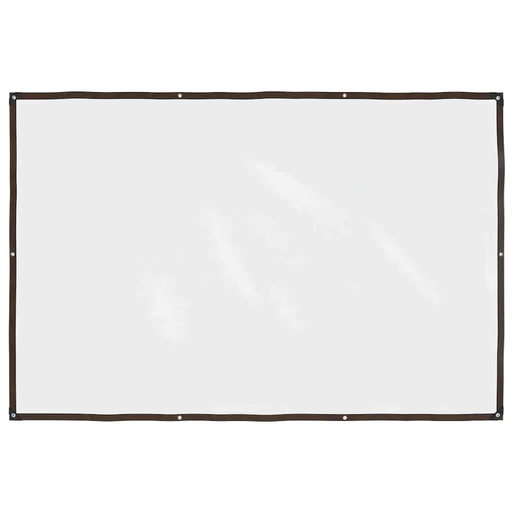 vidaXL Clear Tarpaulin with Eyelets 2x3 m Polyethylene, transparent tarpaulin, heavy duty clear tarp, clear tarpaulin sheet, clear tarp