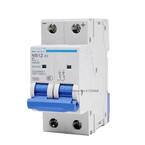 Petit disjoncteur 1Z-63 2P pour sécuriser l'électricité du chalet autonome