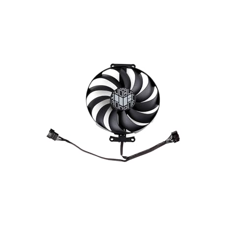 LIYANYG 95MM CF1010U12D für Lüfter für ASUS für Radeon RX 6950 6900 6800 6700 XT TUF OC für Gaming Grafikkarte CF1010U12S FDC10U12S9-C(Black C-Fan CF1010)