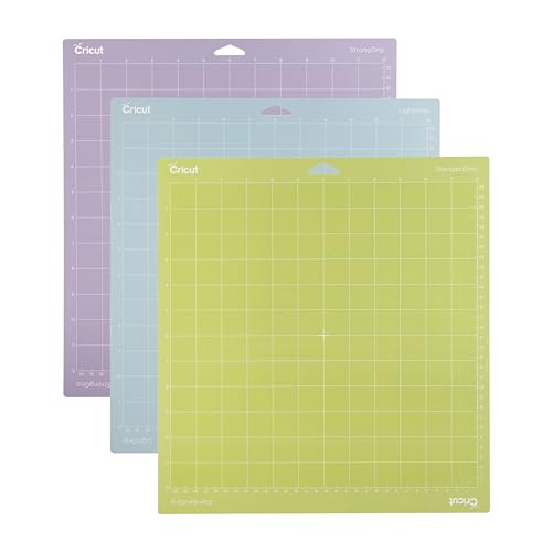 Cricut Cutting Mat, 12.0 x 12.0 inches (30.5 x 30.5 cm), Set of 3, Compatible with Explore 3 / Maker 3