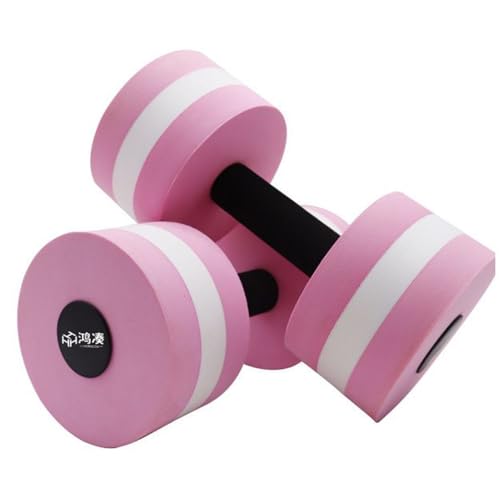 Mancuernas acuáticas de 27 x 13 cm para montar en piscina, pesas de espuma de densidad, mancuernas de espuma para fitness, barra de mano, barra de resistencia para fitness, equipo aeróbico para