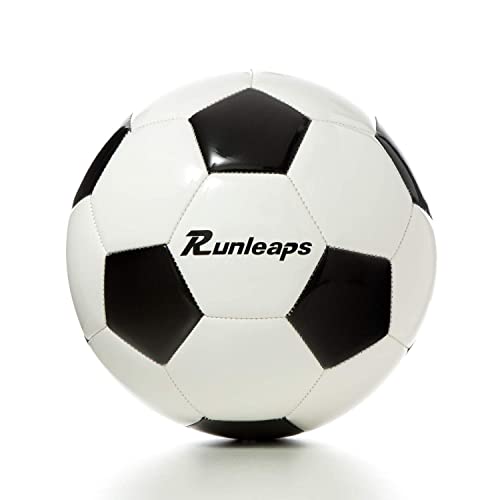 Runleaps-Fußball, Größe 3, mit Sternmuster, offizielle Größe, für Training, Spielen, Jungen, Mädchen, Kleinkinder im Alter von 3-8 Jahren Cover