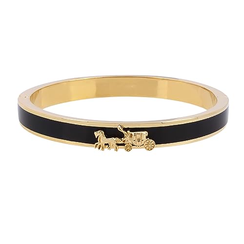 Coach Horse & Carriage Enamel Hinge Bracelet