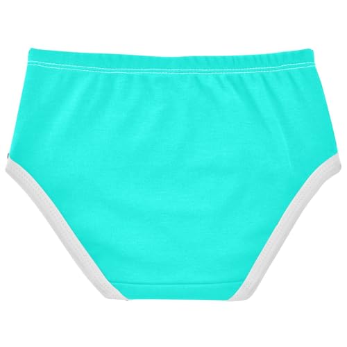 Joisal Turquoise Blue Bright Girls Underwear Toddlers 2t Cotton Cute Panties Girl Funny Undies Kids Briefs2