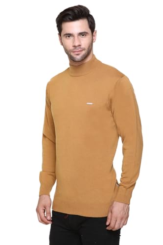 Image of GODFREY Woolen Full Sleeve Sweaters for Men Winter Wear - Turtle Neck Pullover for Men Stylish