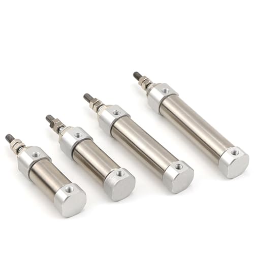Cilindro neumático CDJ2B de 16mm: alta precisión y resistencia en acero inoxidable 6