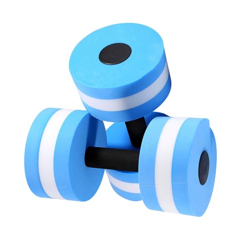 EVA Dumbbell, High Density EVA Water Aerobics Dumbbell Aquatic Barbell Aqua Fitness Swimming Pool Exercise Waerobics