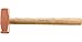 Produktbild Format 7668050501  American Hickory-Holzstiel Hammer Kupfer (500 g).