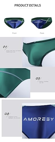 Oceanus Series Trendy Japanese Briefs Low-Waist Hip-Lifting Tight-Fitting Ultra-Thin Swimming Trunks(512)4