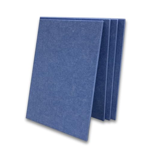 Image of MMT Acoustix Premium Felt Acoustic Panels for Offices, Bedrooms & Studios | Sustainable PET Felt Panels for Echo Reduction & Sound Absorption | 4x2 Ft, 9mm Thick | Carolina - Pack of 4