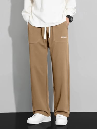 Image of Samfor Mid Rise Stretchable Baggy Track Pants for Men - Premium Polycotton Causal Baggy Fit Jogger