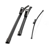 MICHELIN Scheibenwischer Set Perfect Fit 207H vorne + Hinten|Dacia Duster, Sandero II | 550/470mm + 290mm | Scheibenwischer vorne und hinten |Nachhaltige Verpackung