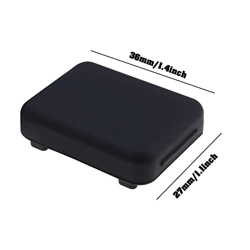 Be In Your Mind 2PCS Silicone Lens Cover Compatible with Insta360 ONE R/RS Camera Lens Dustproof Protective Case Cap Camera Accessories Black - Image 4