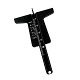 Pneumatici Calibri di profondità Scanalature Strumento di Misura Alluminio Auto Auto Camion Profondimetro Pneumatici Misuratori di profondità 0-30mm Battistrada