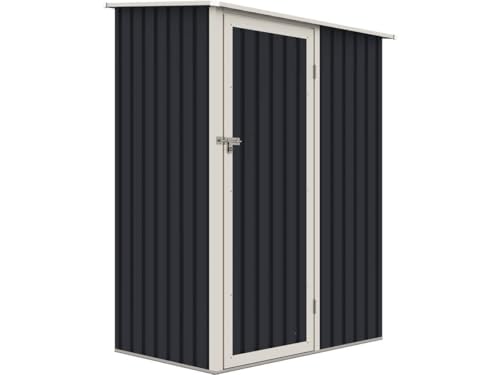 Habitat et Jardin Caseta metálica de jardín Vega II - 1,35 m² - Gris