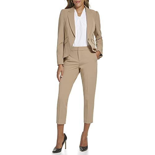 Tommy Hilfiger Women's Puff Sleeve Plaid Blazer Jacket Sportswear Jackets2