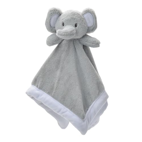 Image of Baby Elephant Security Blanket, Soft Loveys for Babies for Newborn Boys and Girls, Gender Neutral Security Blanket with Stuffed Animal, Baby Snuggle Toy
