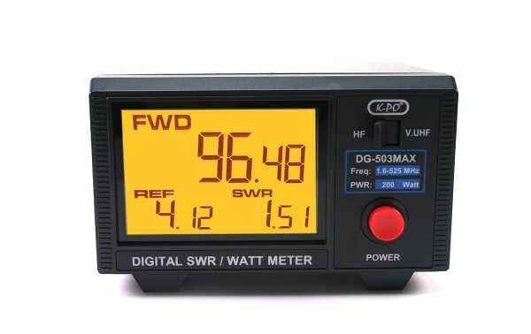 KPO DG503-MAX Digital SWR+Watimetro HF/VHF/UHF 200W (KPODG503MAX)