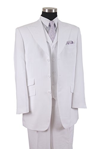 Milano Moda Mens Suit 3 Piece Set Solid Regular Fit Hl905V New York Brand Burgundy #TOP2